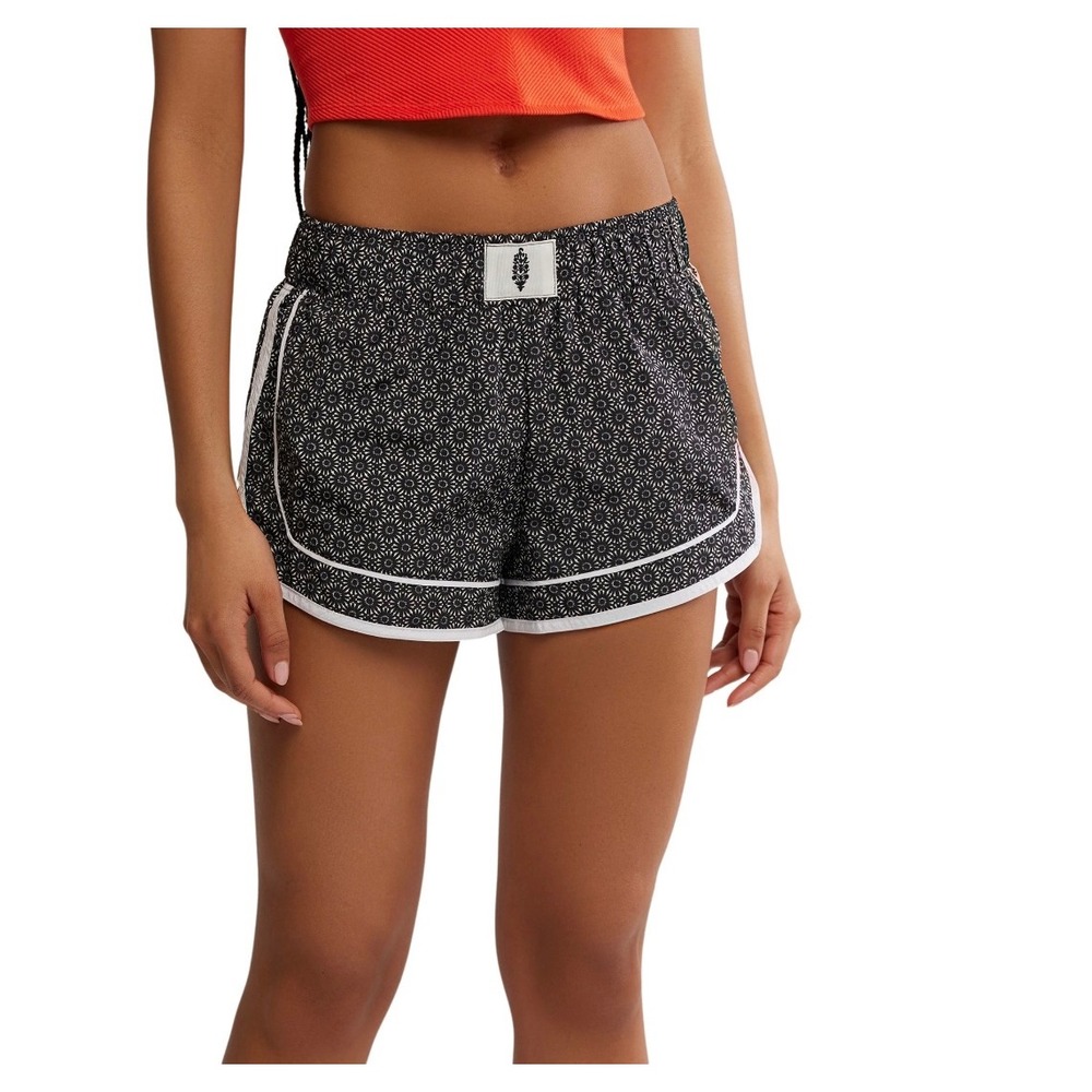 Free People Movement Women's varsity Blues‎ Starburst Geo printed short size XL